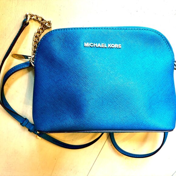 Michael Kors Blue Crossbody Bag - Picture 1 of 1